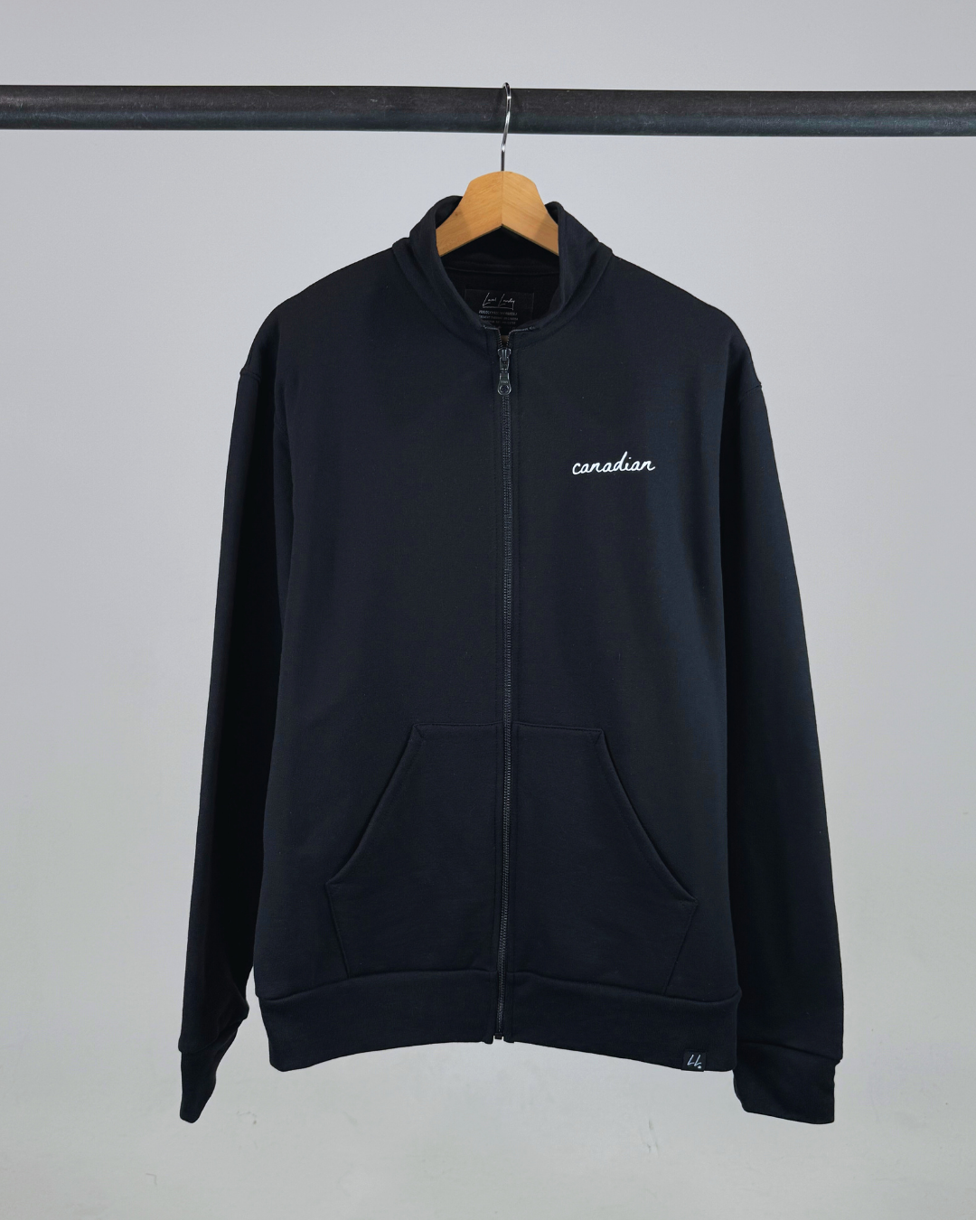 The Canadian Statement Track Jacket - Black