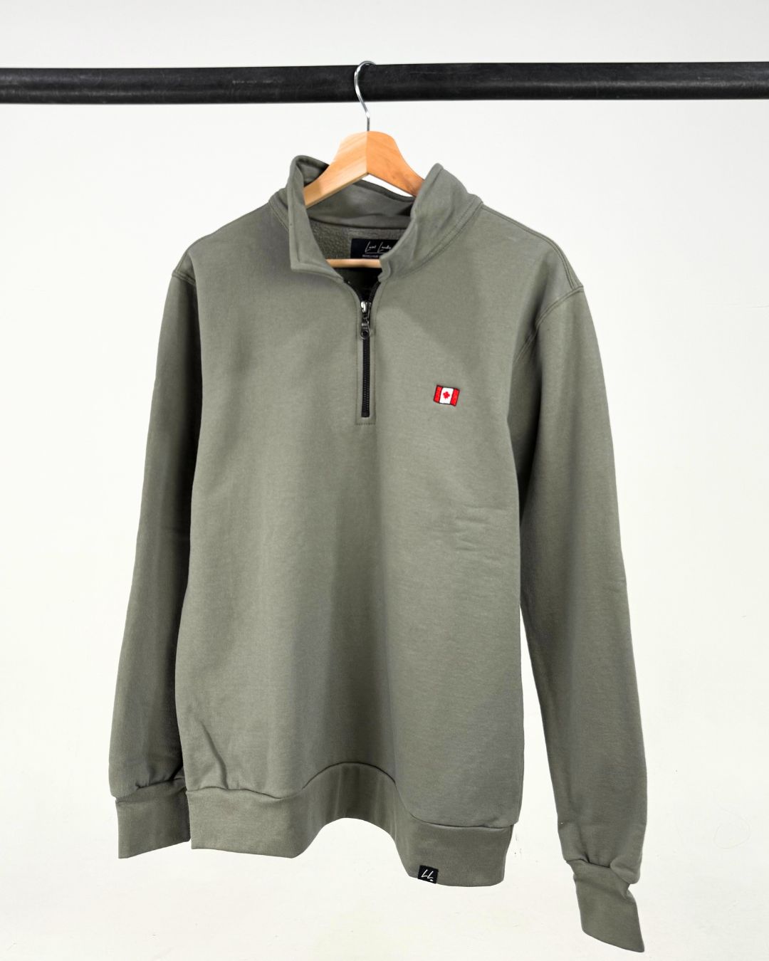 The Canadian Flag 1/4 Zip - Local Laundry