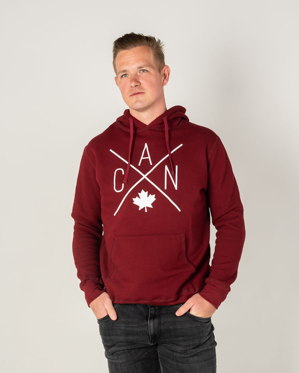 CAN Hoodie - Bordeaux - Local Laundry